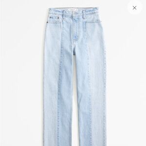 Abercrombie Ultra High Rise 90s Straight Jean- 26 Short